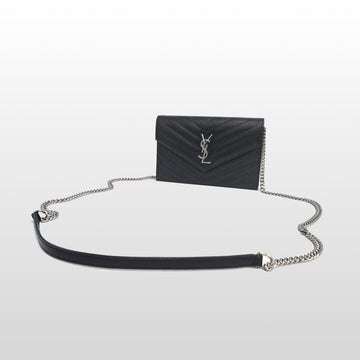 Saint Laurent Black Envelope Leather Small WOC Crossbody 393953 159604092 [P]