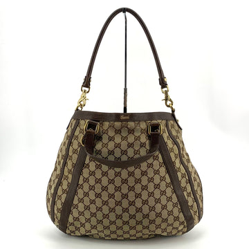 GUCCI Jacquard-Leder-Trim Tote Bag und Schultertasche 130734 159605598 [P]