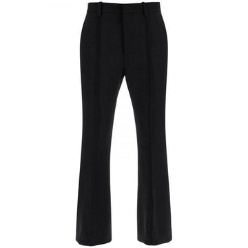 BOTTEGA VENETA Leichte Wollkrepp-Hose 810473 V4MD0 1000 134323236 [P]