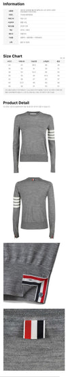 THOM BROWNE 26FW Pultober Joggingpullover Relaxed Fit Lichtgrau FKA280A Y1014 055 159638155 [P]