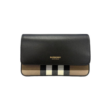Burberry 26FW New Hampshire Vintage Check Shoulder & Crossbody Bag Black 8107269 159638600 [P]