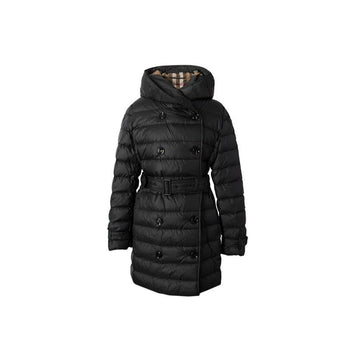 BURBERRY Gürtelkurze Kapuze Daunenjacke Schwarz 8105211 159638650 [P]