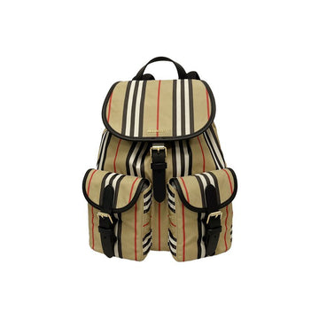 BURBERRY Mediium Streifen Rucksack Archivbeige 159638649 [P]