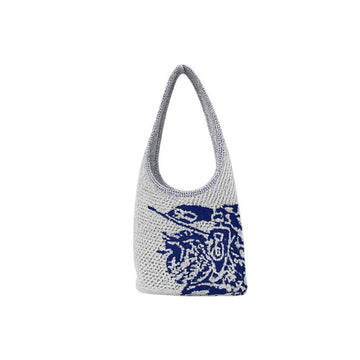 Burberry Knitted Crochet Night Shoulder Bag White 159638653 [P]