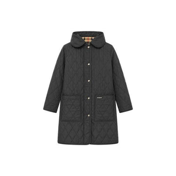 Burberry Hooded Quilted Coat Black 8084209 159638658 [P]