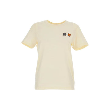 Maison Kitsune Double Fox Head Patch T-Shirt Latte OW011CFKJ7026 P702 159639515 [P]