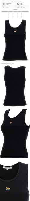 Maison Kitsune Baby Fox Patch Tank Top Black 159639528 [P]
