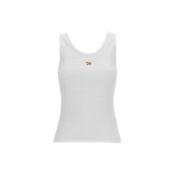 MAISON KITSUNE Baby Fox Patch Tanktop Weiß 159639529 [P]