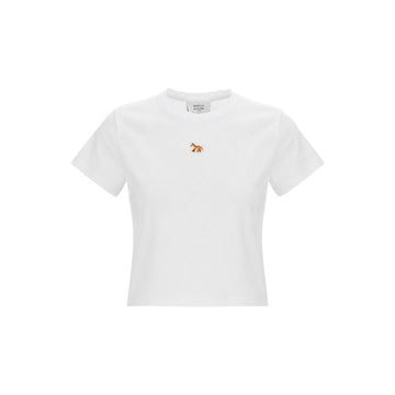MAISON KITSUNE Baby Fox Patch T-Shirt Weiß 26SS PW00111KJ7026 P100 159639531 [P]