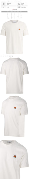 Maison Kitsune Fox Head Patch T-Shirt White PM00107KJ7026 P100 159639538 [P]