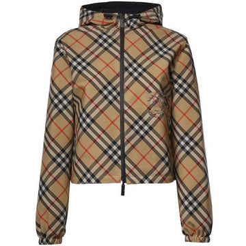 Burberry Cropped Reversible Check Jacket 159642733 [P]