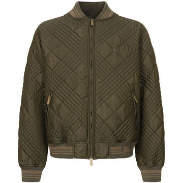 BURBERRY マイクロチェックステッチレイクウッドボンバージャケット (8121606) 159642790 [P]