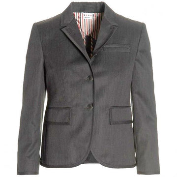 THOM BROWNE ハイアムホールガバリンウールジャケット 159644514 [P]