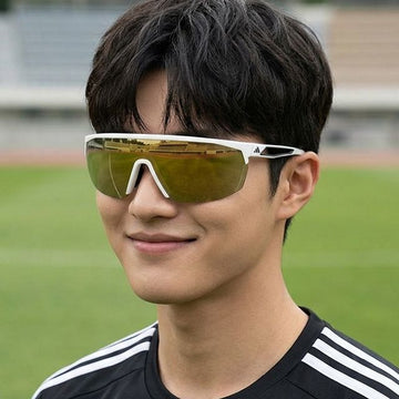 Adidas SP0099 21G Sunglasses Sports Goggles Half-Rim Tennis Golf Marathon Unisex 159645583 [P]