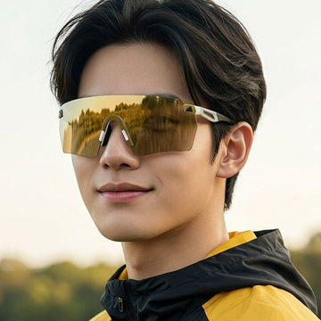 Adidas Sunglasses SP0098 21G Gold Sports Goggles Unisex Cycling Marathon 159645584 [P]