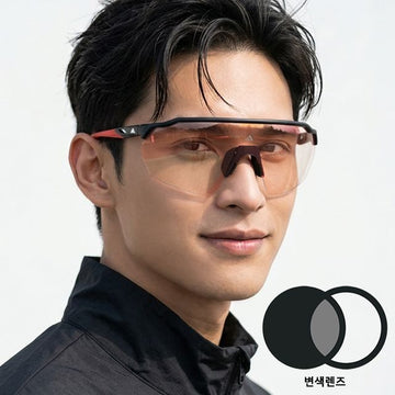 Adidas Color Changing Sunglasses SP0093 02L Half Mirror Red Sport Goggles for Men and Women Riding Running 159645589 [P]