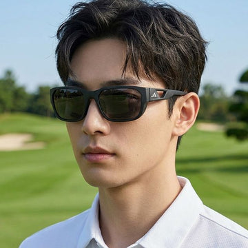 ADIDAS Polarisierte Sonnenbrille SP0092 02D Rechteckige Hornfassung Angeln Wandern Golf Sport 159645592 [P]