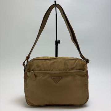 Prada Nylon Camera Bag Gold Shoulder Bag Unisex (BT0166) 159646016 [P]