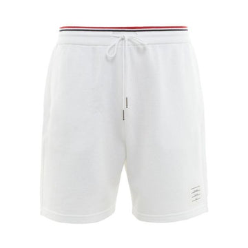 THOM BROWNE 26SS RWB Tipping Baumwoll-Pique Loopback 4-Streifen Shorts 156520260 [P]
