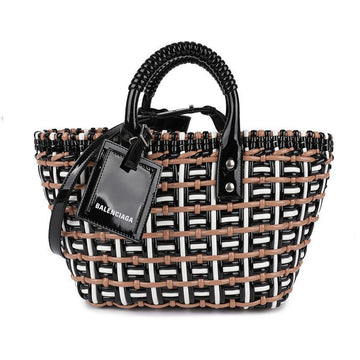 BALENCIAGA ビストロ XS バスケット トゥウェイ トート バッグ 79701573 [P]