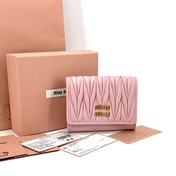 MIU MIU ナッパレザーのカードホルダー (5MC104) 159647427 [P]