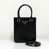 PRADA ブラシドミニトートバッグ＆クロスバッグブラック 159654316 [P]