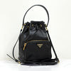 PRADA Leder Bucket Bag schwarz (1BH038) 159654575 [P]