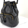 PRADA Leder Bucket Bag schwarz (1BH038) 159654575 [P]