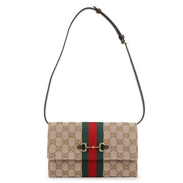 Gucci Horsebit Web Strap Wallet 158380437 [P]