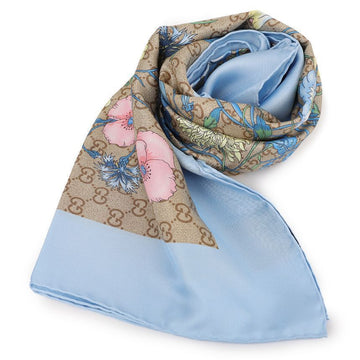 GUCCI プリント GG シルク ツイル カレ スカーフ 158380463 [P]