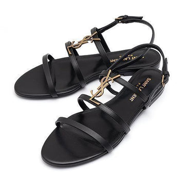 Saint Laurent Monogram Cassandra Flat Sandals 28172531 [P]