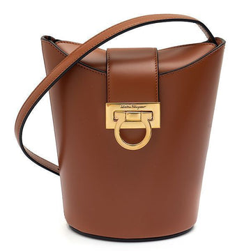 Salvatore Ferragamo Tripling Shoulder Bag 21-1194 SIENA TAN 755238 47385588 [P]
