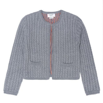 Thom Browne Baby Cable Merino Crewneck Women's Cardigan Jacket 51484795 [P]