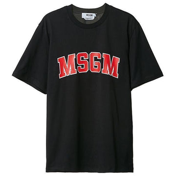 MSGM T-Shirt 20SS 2840MM86 Herren Kurzarm Schwarz 67816551 [P]