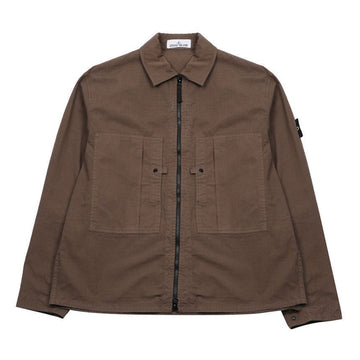 Stone Island Comfort Fit Zip-Up Overshirt 156973761 [P]