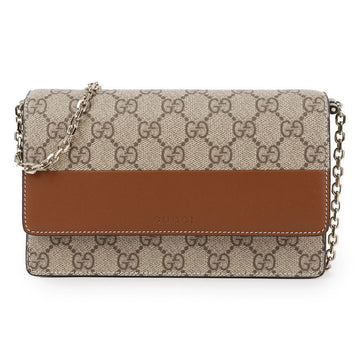 Gucci Emblem Chain Wallet 158380425 [P]