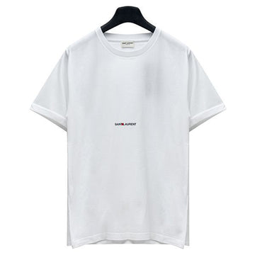 SAINT LAURENT Damen Ripp-Gosch Kurzarm T-Shirt 39052905 [P]