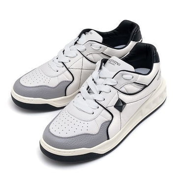VALENTINO La Prima Nappa-Leder ONE STUD Low-Top Herren Sneaker 1Y2S0E71-NWN-0N2 41025897 [P]