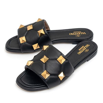 Valentino Quilted Roman Stud Flat Slide Sandals 46979746 [P]