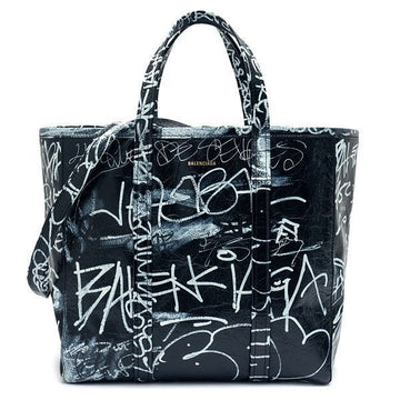 BALENCIAGA Medium East West Graffiti Shopper Bag 53167832 [P]