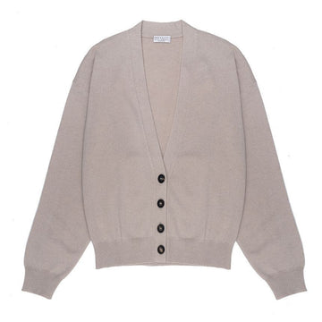 BRUNELLO CUCINELLI クロップ Vネック カーディガン 65274078 [P]