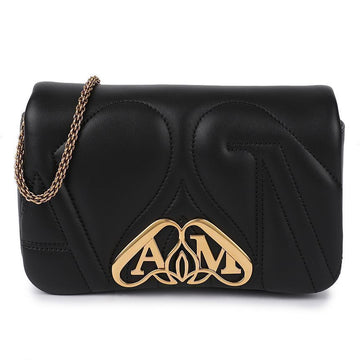 Alexander McQueen Seal Mini Bag 777011-1BLE1-1000 75849100 [P]