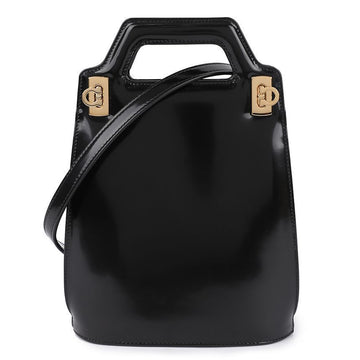 Salvatore Ferragamo Gancini Wanda Women's Tote Bag 21-3494 NERO 762502 79173119 [P]