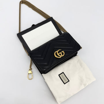 Gucci GG Marmont Chain Mini Crossbody Bag 488426 159657444 [P]