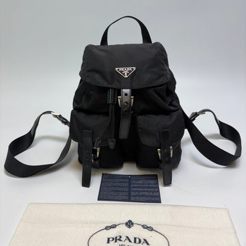 Prada Nylon Backpack Small Black (New Model, BZ6677) 159659458 [P]