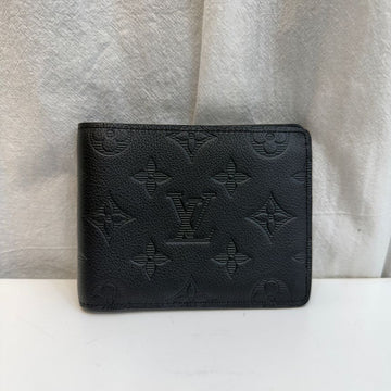 Louis Vuitton Shadow Black Multiple Wallet Compact Wallet 159659618 [P]