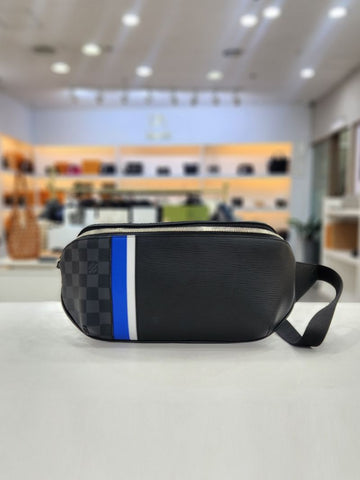 LOUIS VUITTON Grafit Damier Nieten Umhängetasche 159659666 [P]