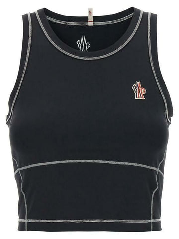 MONCLER グレノーブル ロゴ パッチ ノースリーブ 142645869 [P]