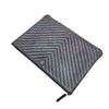 CHANEL Caviar Chevron Clutch Large L645583 159660642 [P]