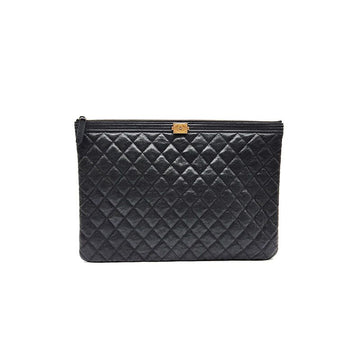 CHANEL Caviar Boy Clutch Large L619250 159660745 [P]